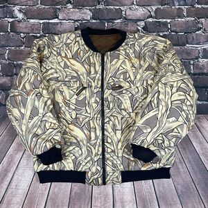 Vintage Herter’s Cornfield Camouflage Reversible Insulated Hunting Jacket Sz XL